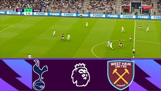 TOTTENHAM HOTSPUR VS WEST HAM UNITED  PREMIER LEAGUE 20232024  FOOTBALL LIFE 2023 [upl. by Nirik518]