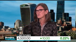 Arks Cathie Wood on Strategy Rize ETF Deal Tesla [upl. by Adnof]