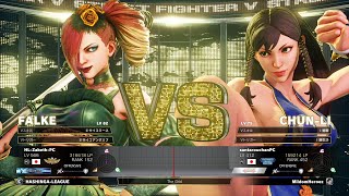 Zabeth Falke vs Santarou Chun Li：ザベス（ファルケ）vs 三太郎（春麗） [upl. by Enneira]