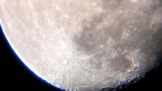 MY BRESSER TELESCOPE SKYLUX 70700  test view Moon AFTER HOMEMADE IMPROVEMENTS [upl. by Netsirk]