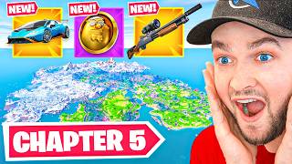 NEW Fortnite CHAPTER 5 Gameplay New Map Weapons  Bosses [upl. by Hescock]