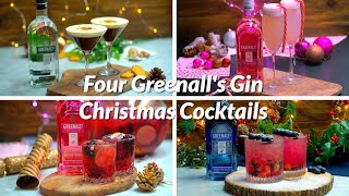 4 Christmas Greenall’s Gin Cocktails [upl. by Vivle]