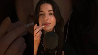 ASMR Lipgloss amp Mouth Sounds 👄 asmrsounds asmrvideos relaxing [upl. by Enyalahs747]