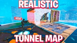 Realistic Tunnel  Rotation Practice Map Fortnite Creative [upl. by Onaicul979]