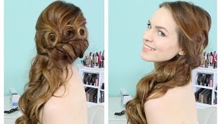 Beautiful Side Swept Updo [upl. by Eiramassenav13]