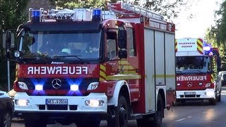 Feuer im Rathaus Einsatzfahrten Freiwillige Feuerwehr Voerde [upl. by Pegeen]