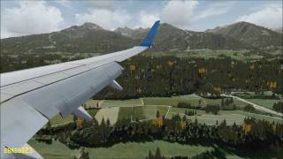 FSX HD 1080p  Landing Dangerous Innsbruck as REAL as it gets i7 2600k GTX 560ti [upl. by Amata]