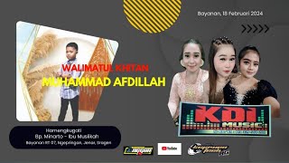 📡Live Khitanan MUHAMMAD AFDILLAH  CS KDI  BG AUDIO  ANGGUN STREAMING [upl. by Keven]