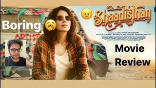 Shaadisthan Movie Review amp Reaction  Shaadisthan Movie Explained in Hindi  Shaadistan Review [upl. by Zigmund]