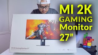 Mi 2K Gaming Monitor 27quot  FINALLY I got mine too [upl. by Nollaf670]