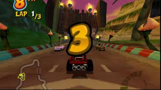 Crash Tag Team Racing 2005 OG Xbox Gameplay [upl. by Paymar]