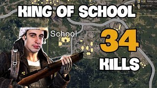 King of school  Shroud 34 kills Solo vs DUO FPP NA  PUBG Highlights TOP 1 1 [upl. by Kraul]