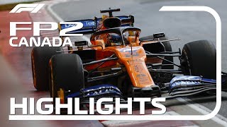 2019 Canadian Grand Prix  FP2 Highlights [upl. by Ahsikit521]