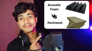 Acoustic Foam Panel Vs Rockwool Panel [upl. by Sidalg]