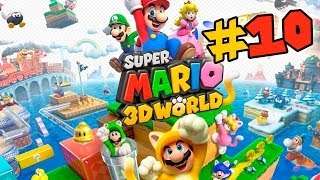 SUPER MARIO 3D WORLD  Mundo 4 MULTIJUGADOR con M de MEL  Episodio 10 en español [upl. by Burns]