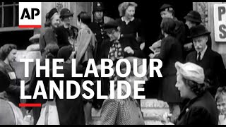 The Labour Landslide  1945  Movietone Moment  26 July 2024 [upl. by Marih]