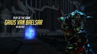 FFXIV Overwatch  Gaius van Baelsar gives Overwatch a shot [upl. by Harsho256]