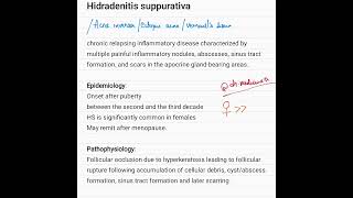 HIDRADENITIS SUPPURATIVA MADE EASY BY drmedicinerxsubscribe [upl. by Eryt]