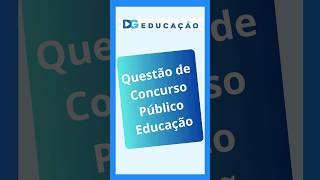 Simulados para concurso público educação concursoeducacao educacao pedagogia educacaoinfantil [upl. by Enitsuga]