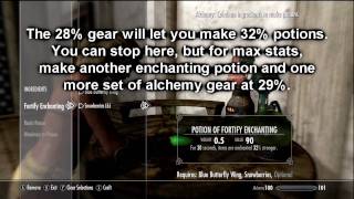 Skyrim TS  15  Getting Started with Smithing Enchanting Alchemy  Min Requirements [upl. by Donoho238]