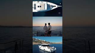 Romantic Yacht Charter in 📍Mykonos Greece🇬🇷 boatrental yacht yachtlife luxuryboat [upl. by Costanza]