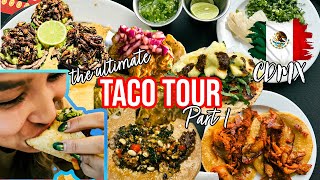 Mexico City 🇲🇽 Ultimate Taco Guide 🌮 Part 1  Our REVIEW ⭐️ [upl. by Nallad]