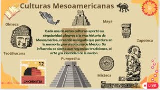 CULTURAS MESOAMERICANAS QUE SE ASENTARON EN MÉXICO [upl. by Amaleta]