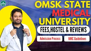 Omsk State Medical University  Fees  Hostel amp Reviews [upl. by Harbour]