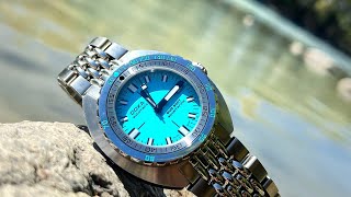 UNBOXING Doxa Sub 300T Aquamarine la storia dell’orologeria subacquea in un solo DIVER [upl. by Fanchie]