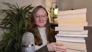 Big Book Haul for Book Sale 📚 ASMR Book Tapping and Whispering [upl. by Enitsirk70]