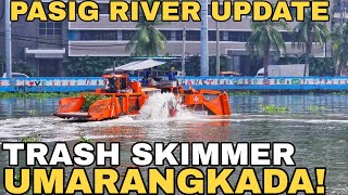 PASIG RIVER TRASH SKIMMER MANILA UPDATE 06202024 [upl. by Endor]