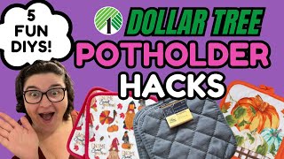 5 Easy Hacks Using Dollar Store Pot Holders You Need to Try [upl. by Hancock]