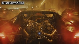 The Batman 4K HDR  Car Chase Scene [upl. by Gawain]