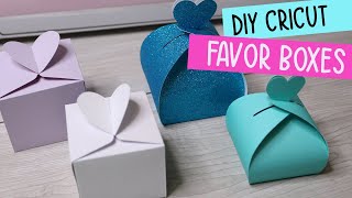 DIY Favor Box with Cricut [upl. by Notse]