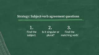 Subject verb agreement v3 [upl. by Anilasor936]