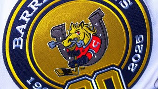 New Anniversary Jersey For Barrie Colts CHL Top 10 and IceDogs and Greyhounds Complete Trades [upl. by Katerine81]