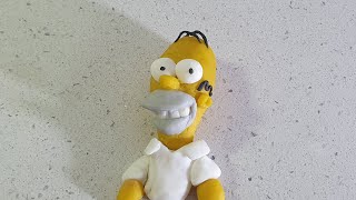 I made Homer Simpson from plasticine [upl. by Leboff946]