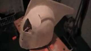 Pepakura Rocketeer Helmet Bondo Continued [upl. by Micki210]