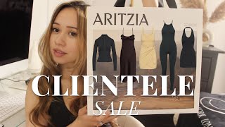 Everything I got at the Aritzia Clientele Sale 2023 [upl. by Pena]