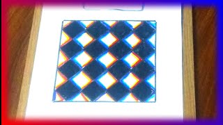 HOW TO DRAW GLITCH ARTCHECKERBOARD [upl. by Monjan144]