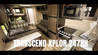 Transcend Xplor 247BH  Bunkhouse travel trailer [upl. by Ayotal]