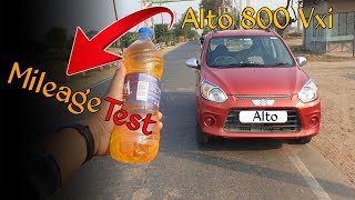 Alto 800 Mileage Test🔥  Maruti Suzuki Alto 800 Mileage Test  Suzuki Alto 800 Lxi Mileage Test [upl. by Daniel]