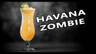 How To Make The Havana Zombie Cocktail  Booze On The Rocks [upl. by Ahron299]