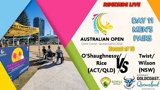 2024 Australian Open  Men’s Pairs  Round of 16 [upl. by Eseila]