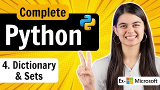 Lecture 4  Dictionary amp Set in Python  Python Full Course [upl. by Hera]