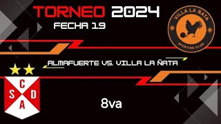 Almafuerte vs La Ñata 8va div Fecha 19 Torneo 2024 [upl. by Studnia]