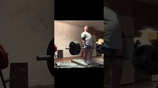 DEADLIFT DEFICIT 455lbs  206 4kg 10 REPS RAW gym deadlift power [upl. by Ojyram]