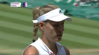 2018 Wimbledon SemiFinal  Jelena Ostapenko Vs Angelique Kerber Highlights [upl. by Mathia]