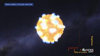 Exploding Star Flash Caught for 1st Time [upl. by Refinej]