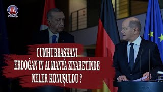 Erdoğanın Almanya Buluşmasında Neler Konuşuldu [upl. by Cahra]